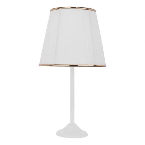 آباژور رومیزی نورهام مدل NHM-WHITESILVERY-15