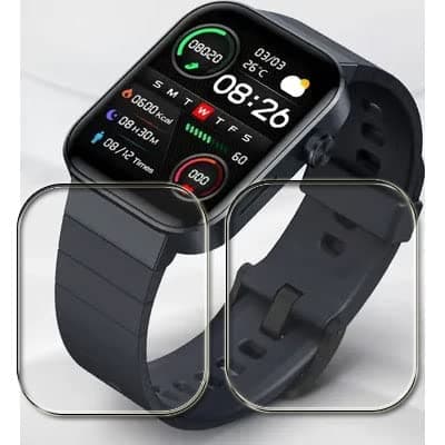 محافظ صفحه نمایش ساعت هوشمند شیائومی مدل Mibro T1 تمام چسب از جنس نانو سرامیک