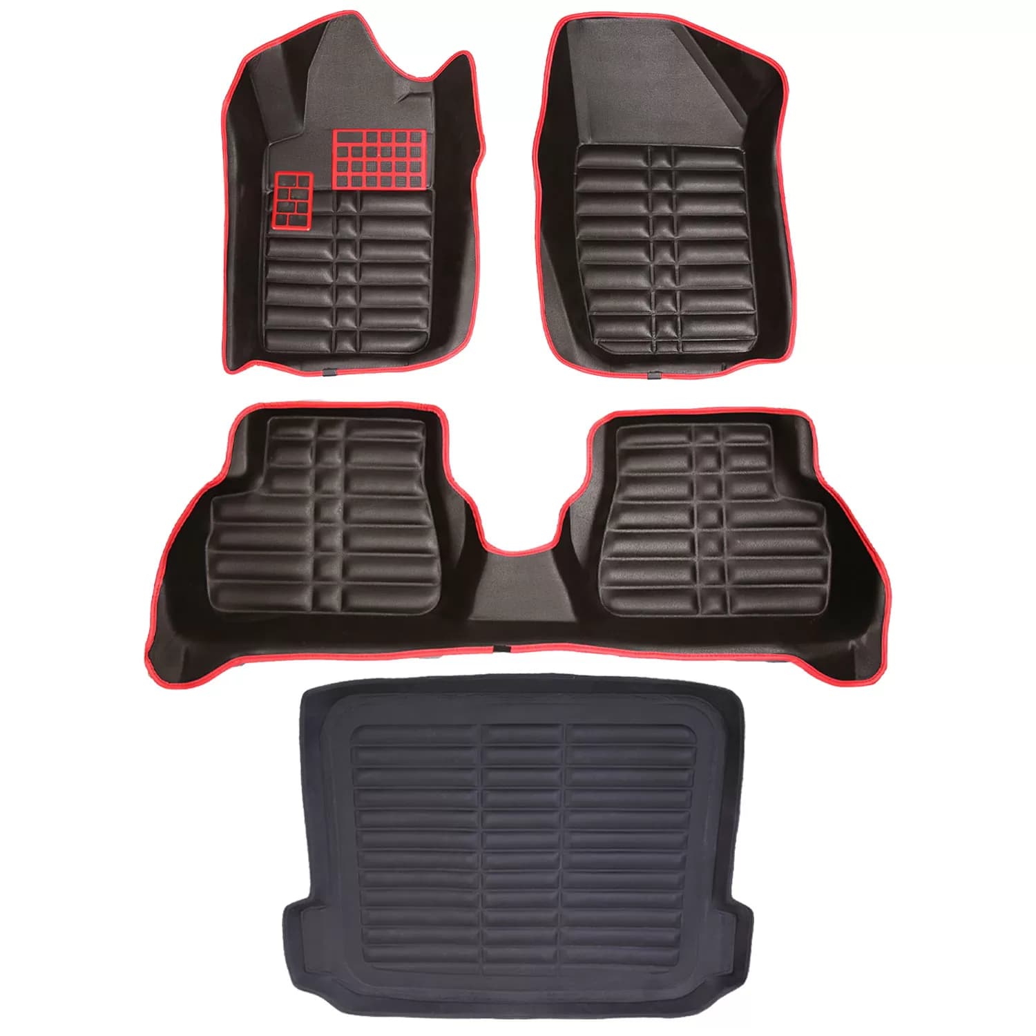 کفپوش چرم کره ای پنج بعدی همراه با کفی صندوق رانا پلاس