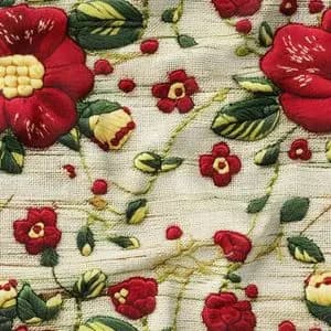 پارچه مخمل کوسن مبل پارچه باما طرح 5 بعدی گل عاشق کد 5013576