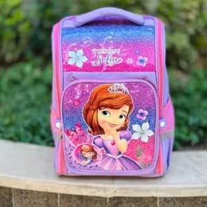 کوله پشتی بچگانه صندوقی طرح ورنی کد 070201