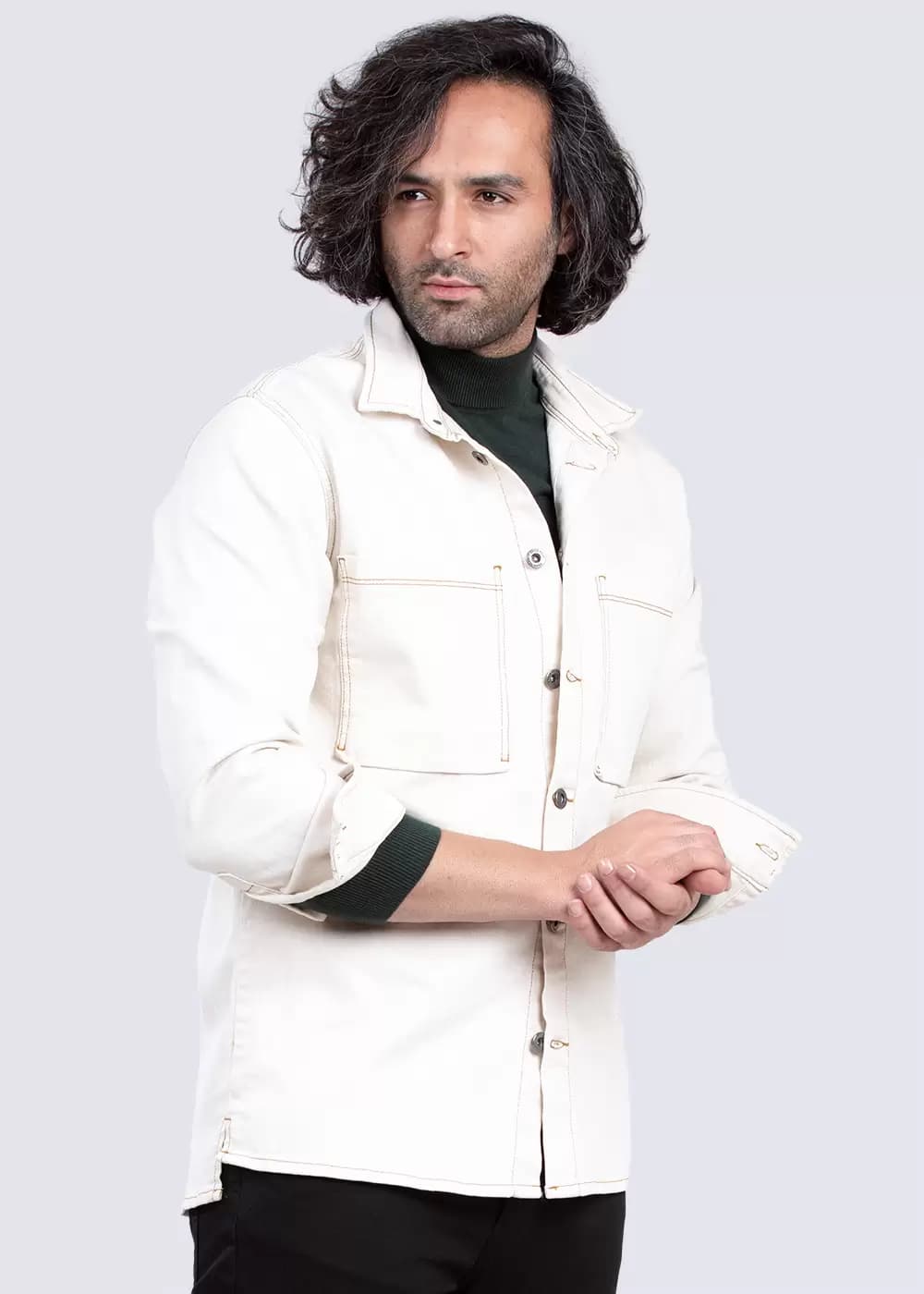 پیراهن کتان مردانه مدل 538