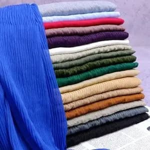 شال حریر پلیسه کد 1053