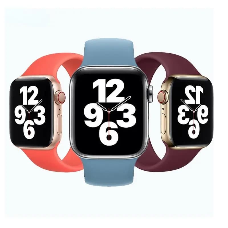 بند سیلیکونی سایز 38 میلی متر مناسب برای اپل واچ سری های 1 ، 2 ، 3 ، 4 ، 5 ، 6se و 7