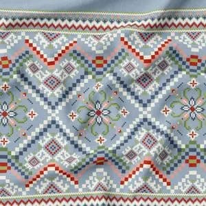 پارچه ملحفه مدل مخمل طرح هنری سنتی ایرانی کد 5012727