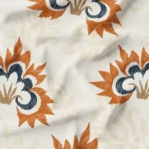 پارچه ملحفه مدل مخمل طرح گل سنتی کد 5012720