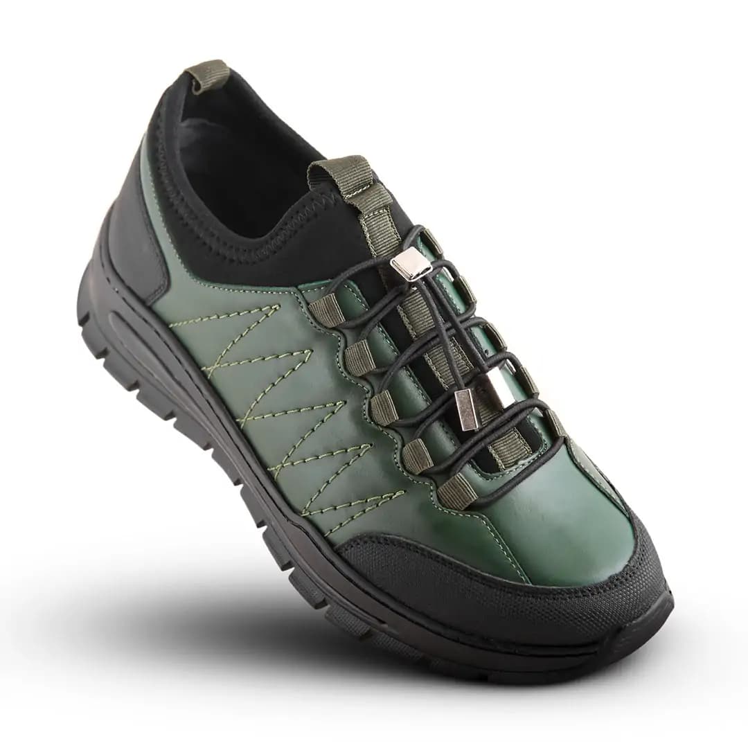 کفش روزمره مردانه چرم یلسان مدل هوداد کد571-GN