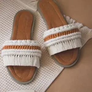 صندل مکرومه بافی مدل ایدا