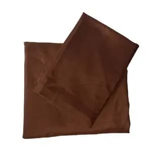 روتختی کشدار پارچه میکروبراش مدل Simple یکنفره 2تکه (رنگ شکلاتی)