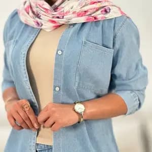 مانتو زنانه طرح آسمان