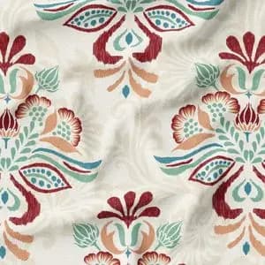 پارچه ملحفه مدل مخمل طرح گل سنتی کد 5012728