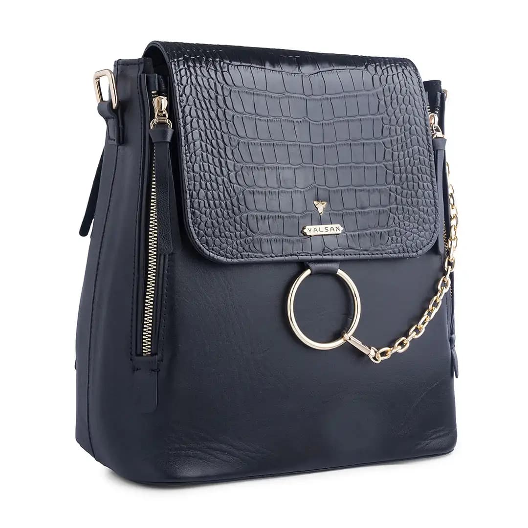 کوله پشتی زنانه چرم یلسان مدل آدرینا کد 055-GC