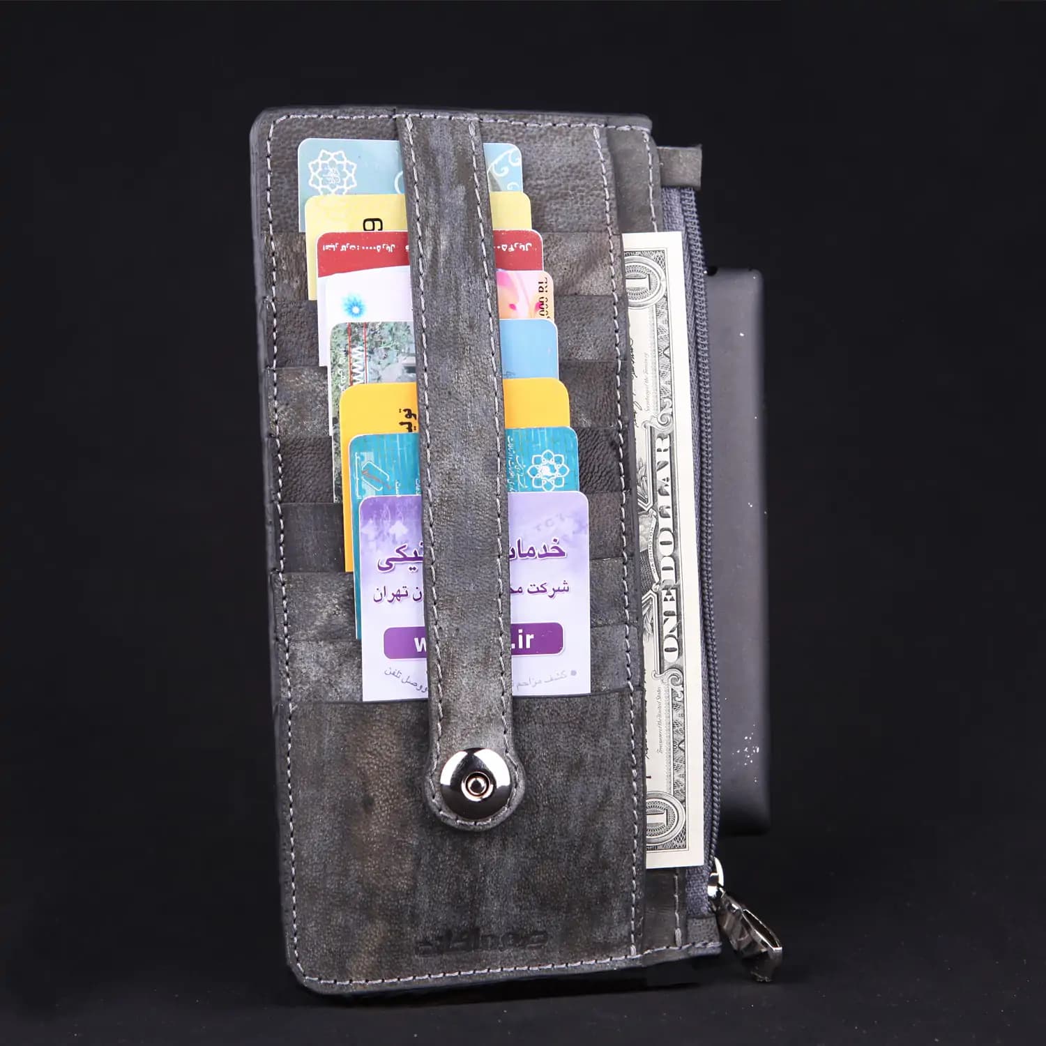 کیف پول چرم یلسان مدل بوژان کد 016-SH