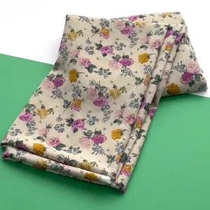 پارچه کرپ گلدار جذاب ترک