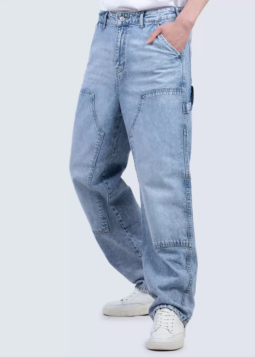 شلوار جین کارگو مردانه