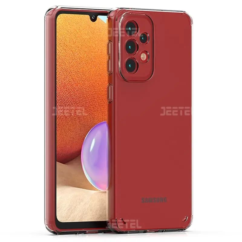 قاب گوشی Samsung A33 5G مدل ژله ای طلقی محافظ لنزدار