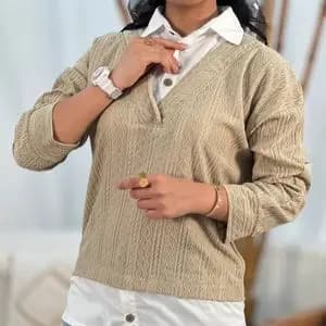 شومیز زنانه طرح صحرا