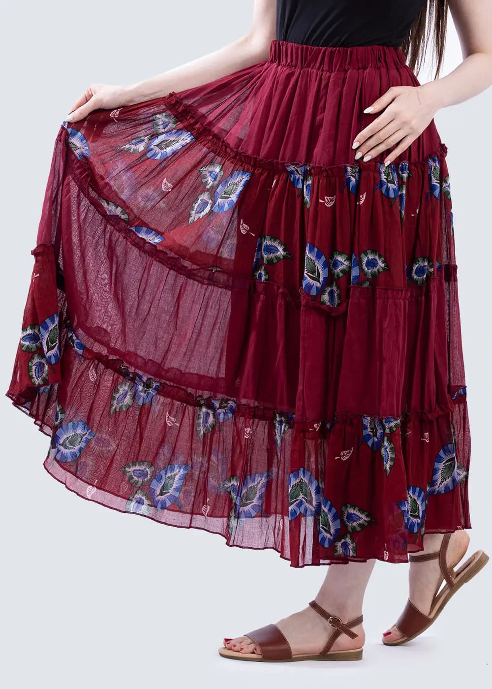 دامن چیندار