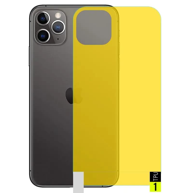 برچسب نانو پشت گوشی IPHONE 11 Pro Max مدل فول کاور شفاف آنتی شوک