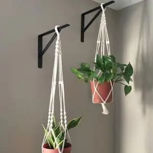 هولدر گلدان مکرومه بافی آرت بیوتی طرح کادویی