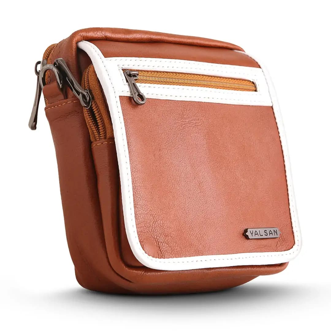 کیف دوشی و دستی چرم یلسان مدل رهی کوچک کد 009-GF