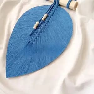 دیوار کوب مینی مکرومه برگ