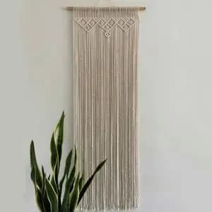 پرده مکرومه بافی طرح بهاره برند آرت بیوتی