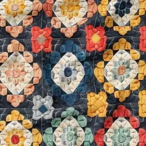 پارچه مخمل طرح بافتنی کد 5012937