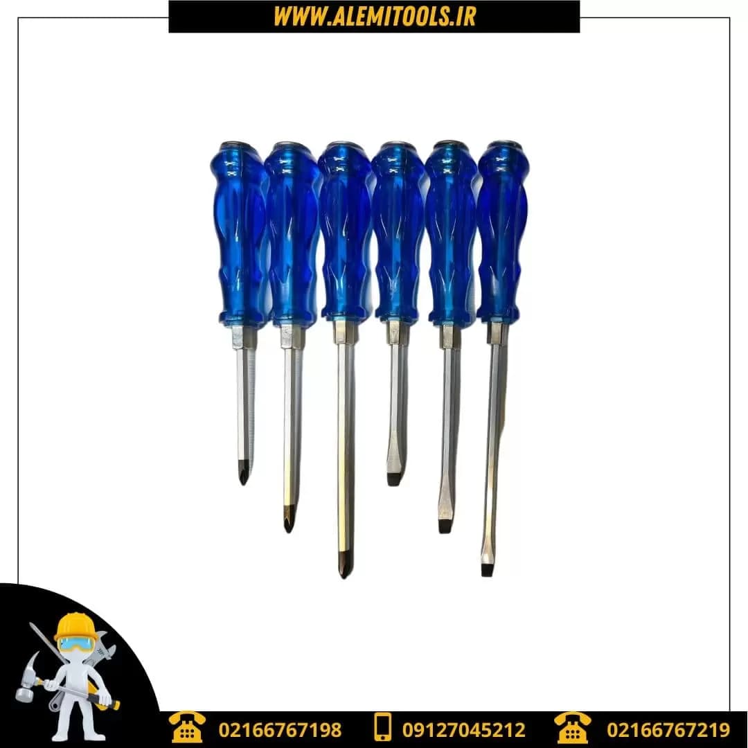 پیچ گوشتی ضربه خور 6 عددی مدریک مدل MT-5000