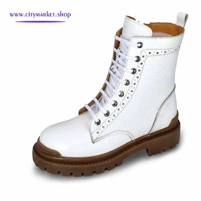 نیم بوت دخترانه سنتکام رنگ سفید