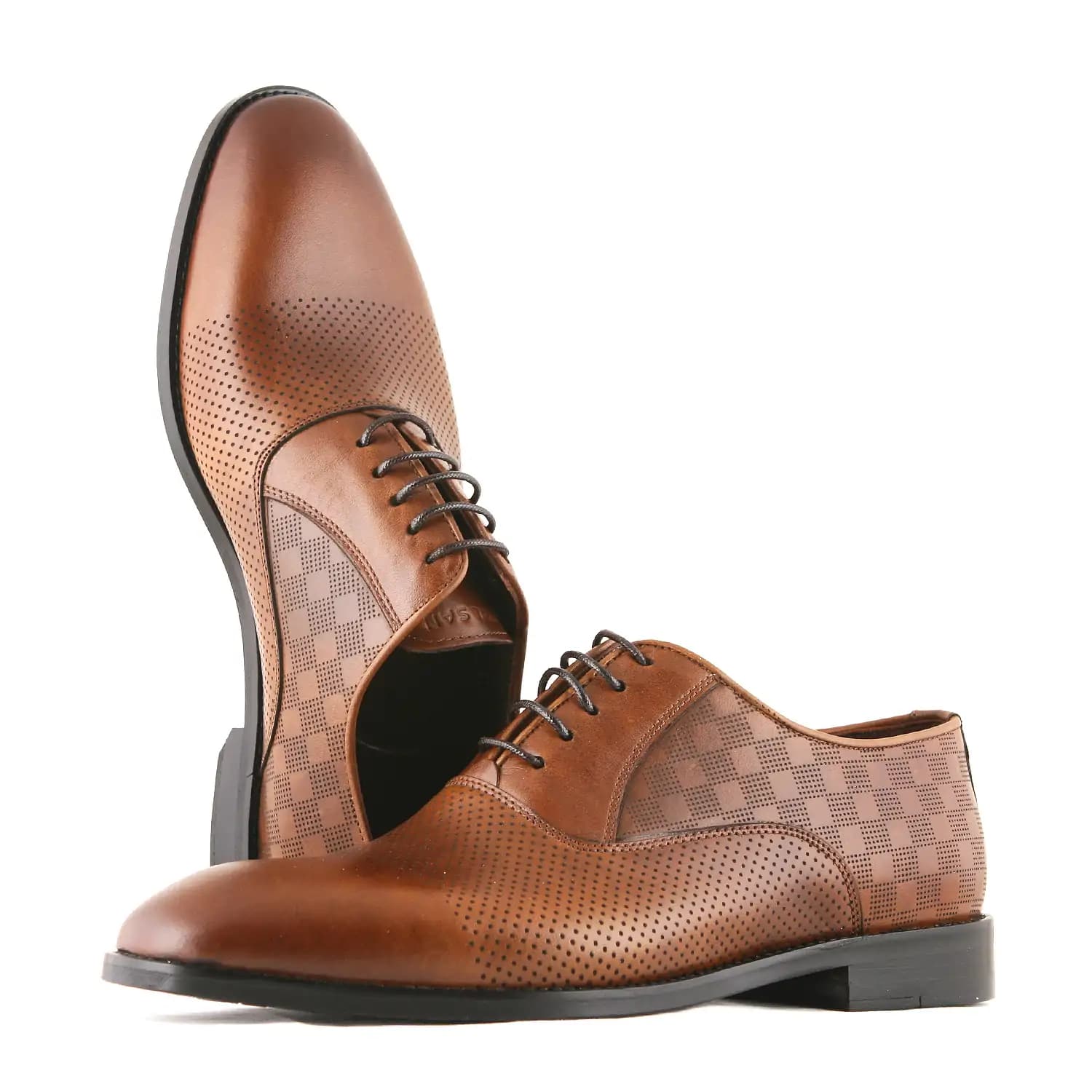 کفش رسمی مردانه چرم یلسان مدل آلپر کد 542-GN