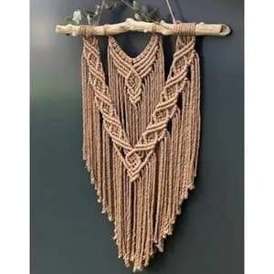 دیوارکوب اویز‌مکرومه بافی طرح بهاره