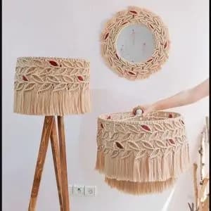 ست سه عددی مکرومه بافی