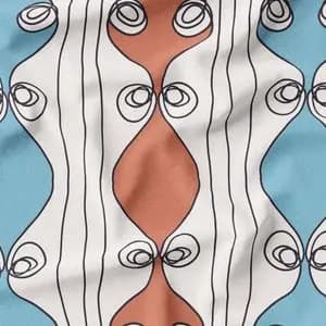 پارچه ملحفه مدل مخمل طرح ایرانی سنتی الیکا کد 5012762