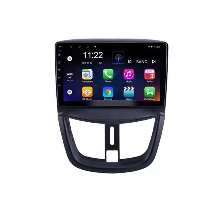 مانیتور اندروید خودرو پژو 207 تهران تیونینگ مدل T.T 818