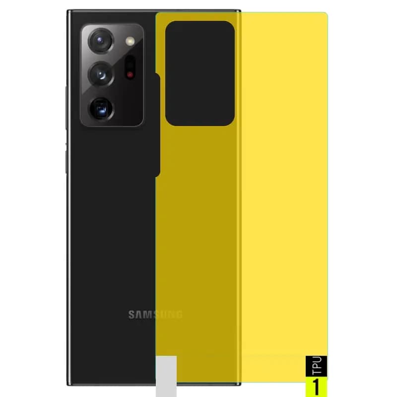 برچسب نانو پشت گوشی Samsung Galaxy Note 20 Ultra مدل فول کاور شفاف آنتی شوک