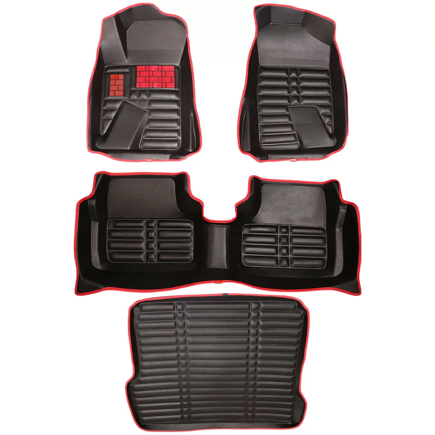 کفپوش چرم کره ای پنج بعدی همراه با کفی صندوق سمند سورن