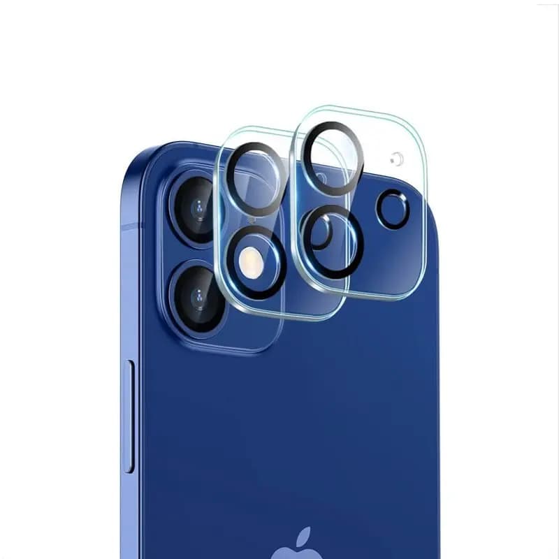 گلس محافظ لنز گوشی IPHONE 12 مدل HD مجهز به نویزگیر