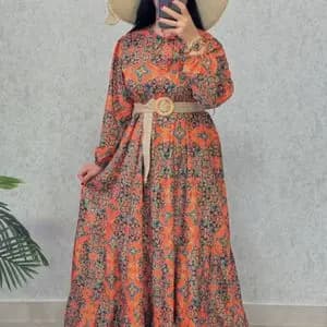 مانتو زنانه پیراهن بلند زنانه فری سایز پرفروش