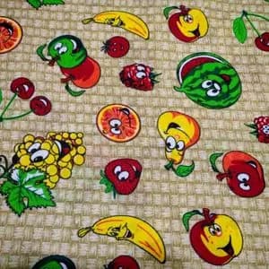 پارچه آشپزخانه پلی پنبه طرح شب یلدا عرض 1.5