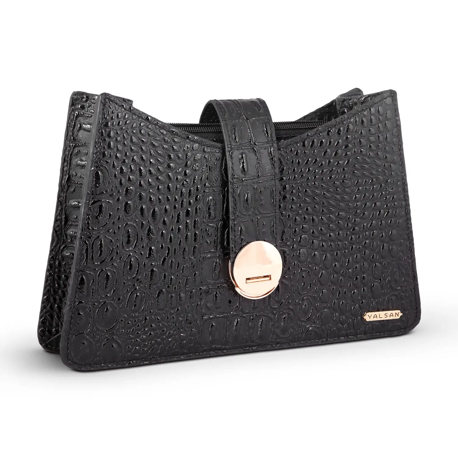 کیف دوشی زنانه چرم یلسان مدل آنجلا 138-GAN