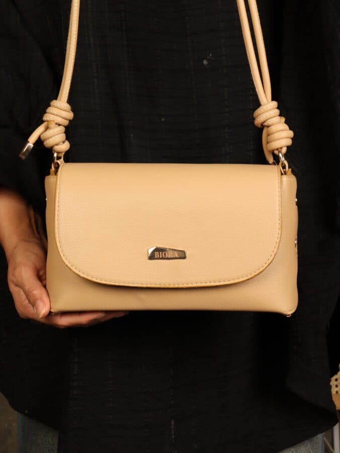 کیف دوشی زنانه چرم صنعتی خارجی فلوتر بیورا مدل zf0931