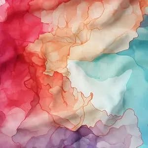 پارچه لباسی پارچه الف مدل کرپ بوگاتی طرح آبرنگی کد 4011118