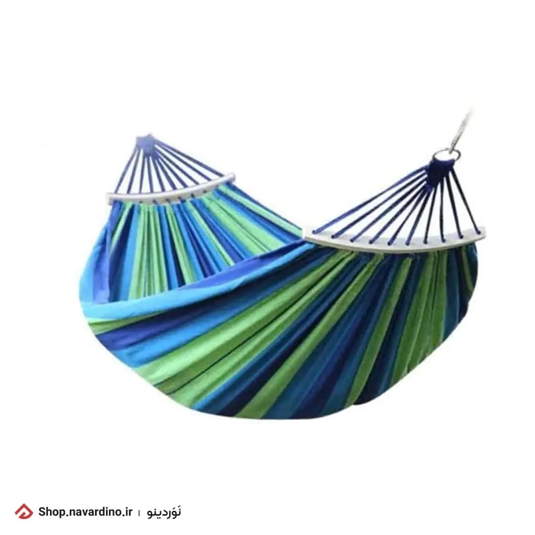 ننو چوب دار کنفی 2 نفره (تخت آویز)