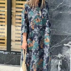 پیراهن کفتان زنانه نیایش