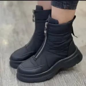 بوت زنانه نیم بوت بوت وسط زیپ زنانه