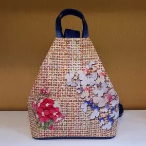 کوله پشتی مدل مثلثی طرح گل