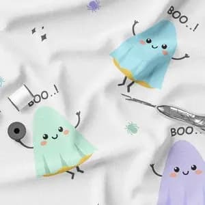 پارچه ملحفه مدل مخمل نوزادی طرح کارتونی کد 5011427