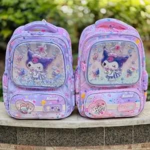 کوله پشتی بچگانه طرح کرومی قلبی برند MBA کد 4050102