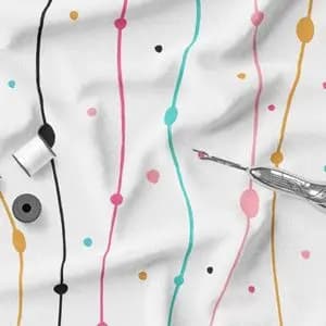 پارچه ملحفه مدل مخمل طرح خط رنگی کد 5011462